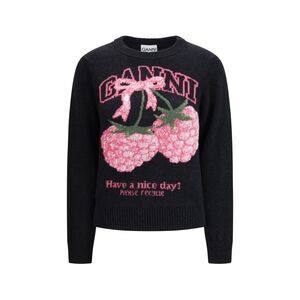 Ganni Women Raspberry Detail Sweater